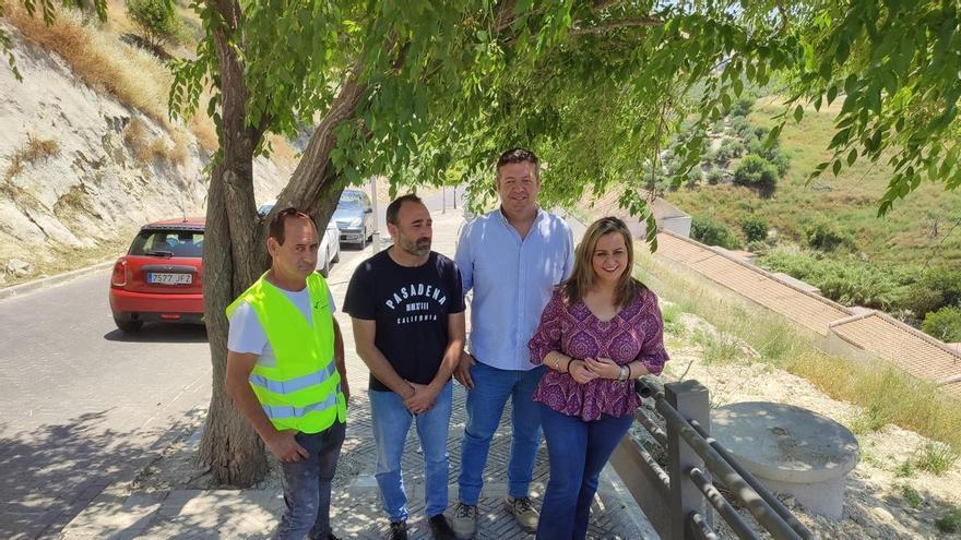Baena culmina la mejora de un colector en la ladera para evitar inundaciones y avanza en la recuperación de esta zona y del centro histórico