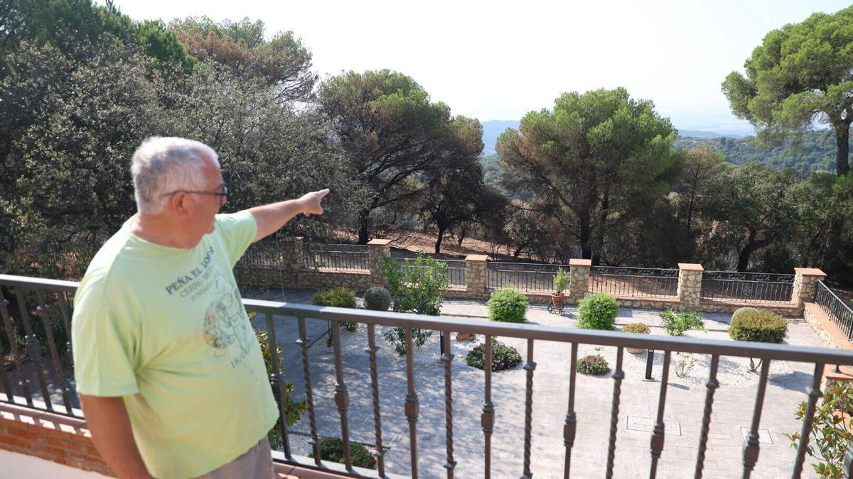 El fuego rozó la tragedia en varias viviendas de Cerro Muriano (Córdoba): «Estaba convencido de que mi casa salía ardiendo»