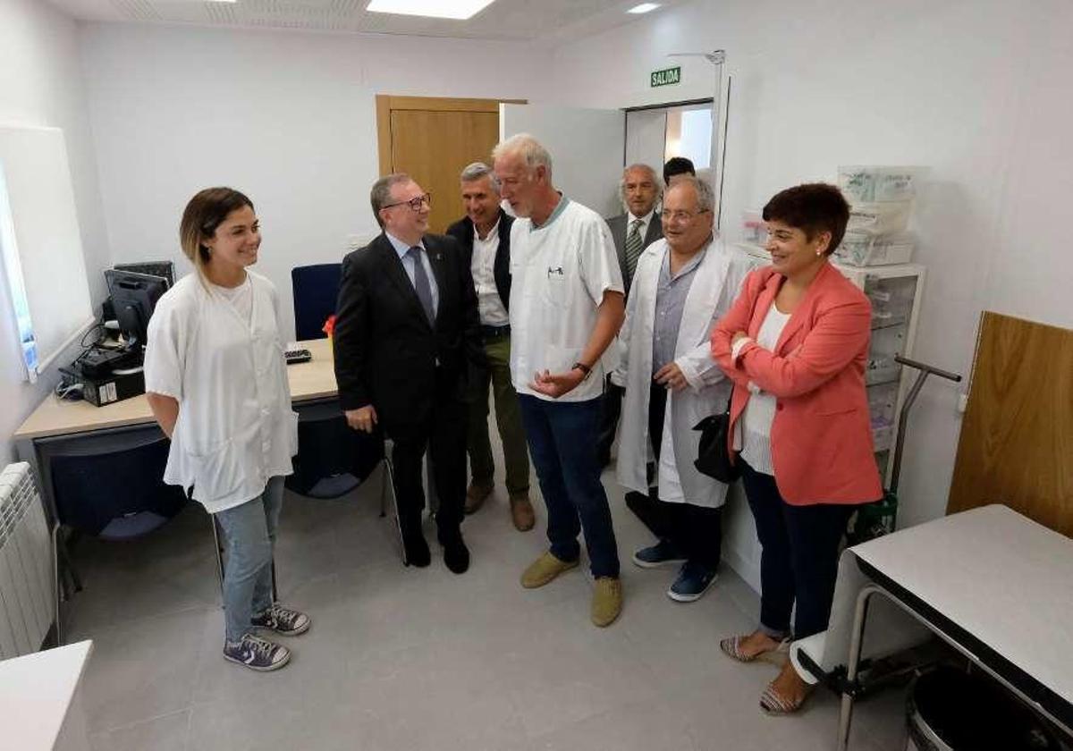 La inauguración del consultorio de Rioseco, a mediados de este mes.