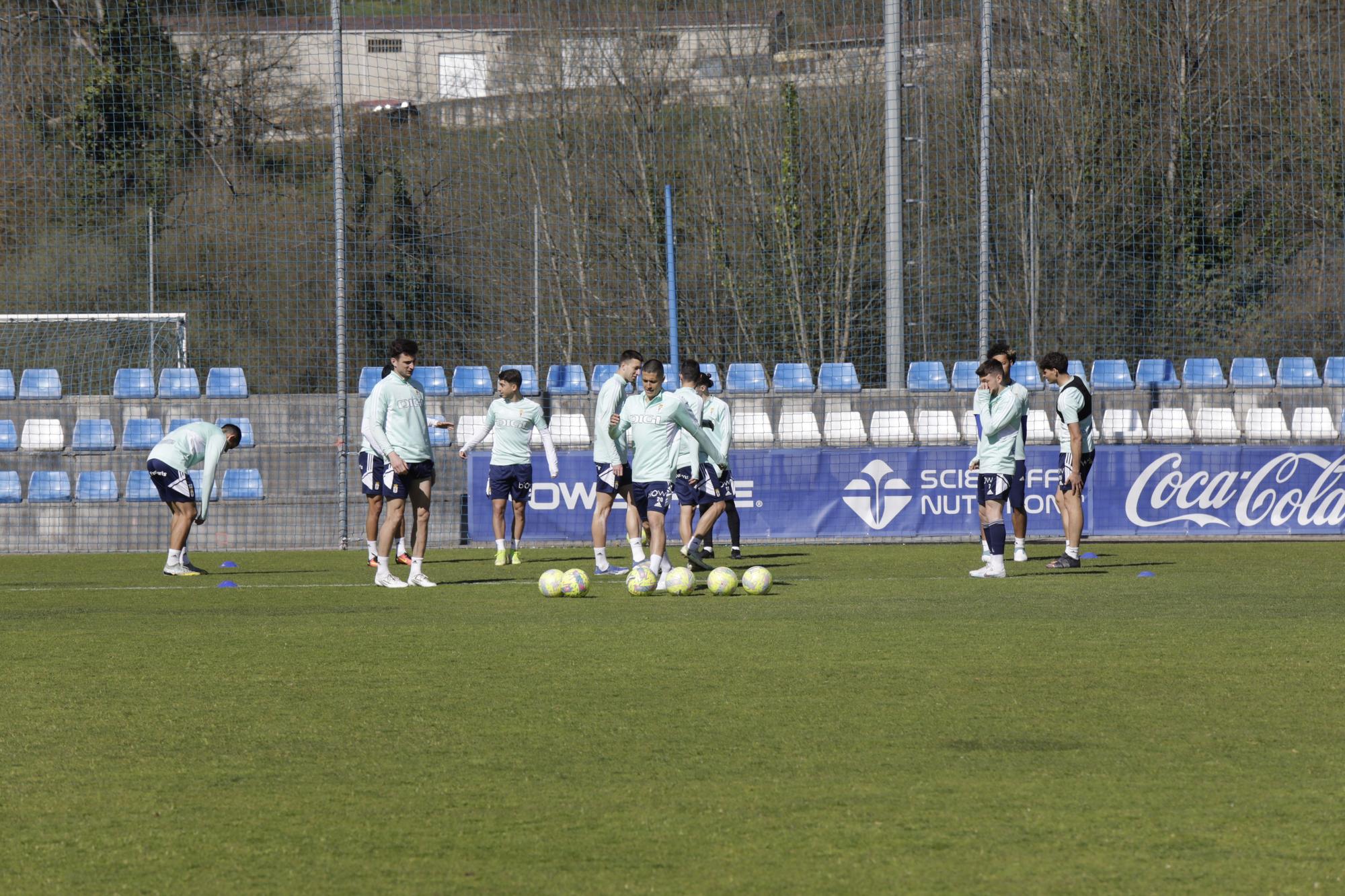 EN IMÁGENES: el entrenamiento del Oviedo