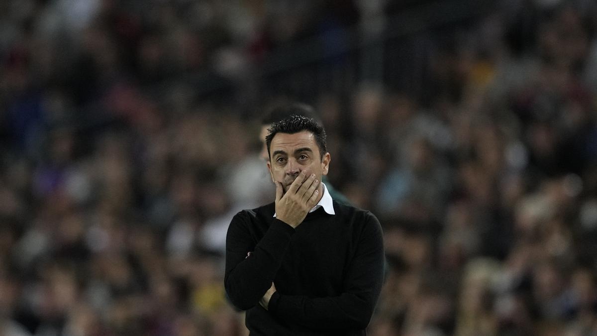 XAvi, durante la derrota europea