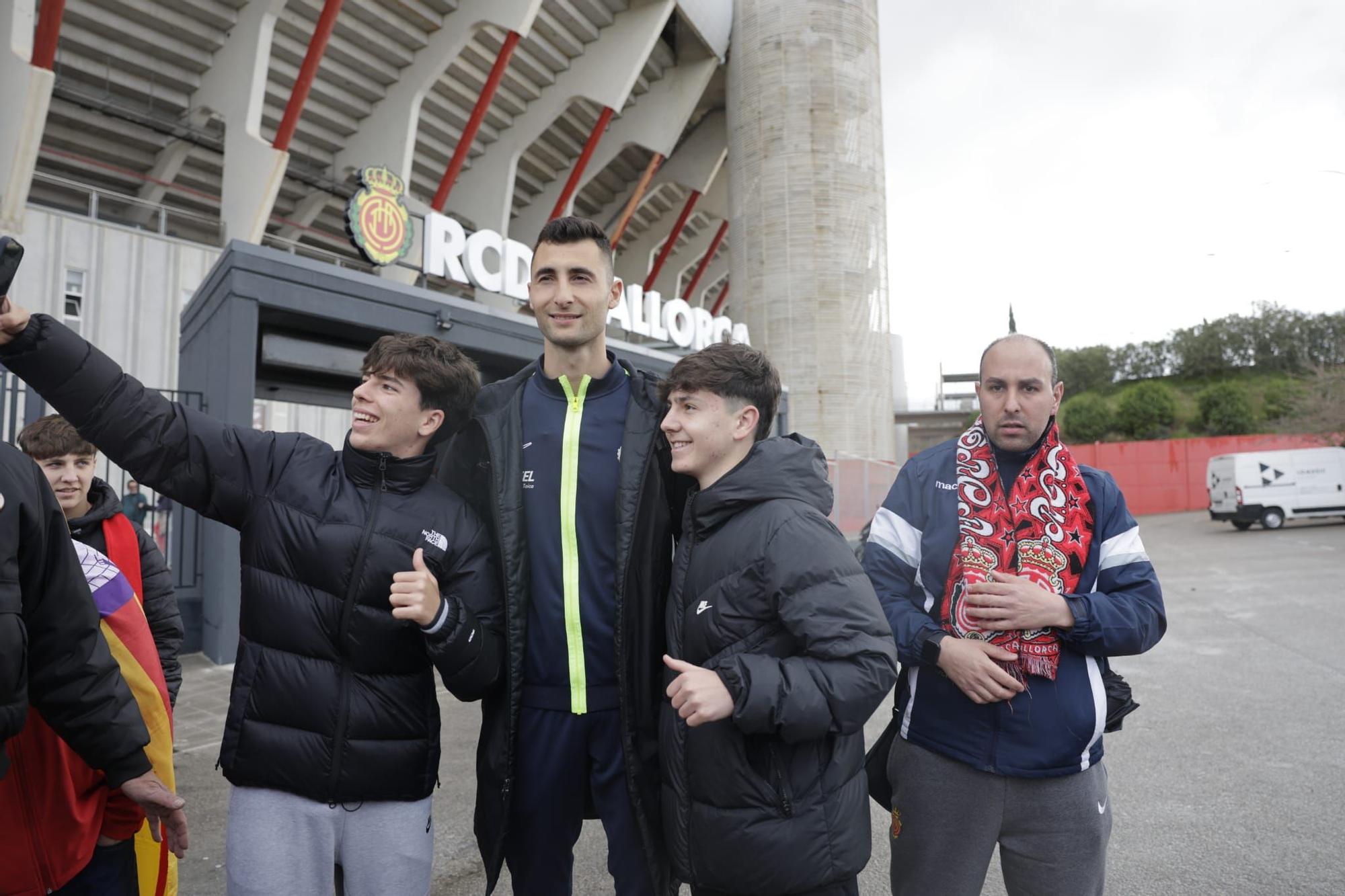 Recibimiento al Real Mallorca en Son Moix