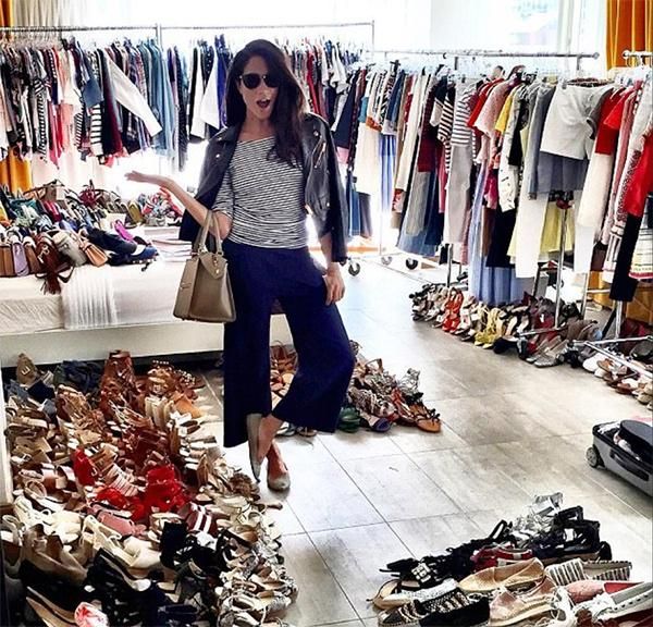 Meghan Markle, muy divertida, en una de sus fotos borradas de la cuenta de Instagram