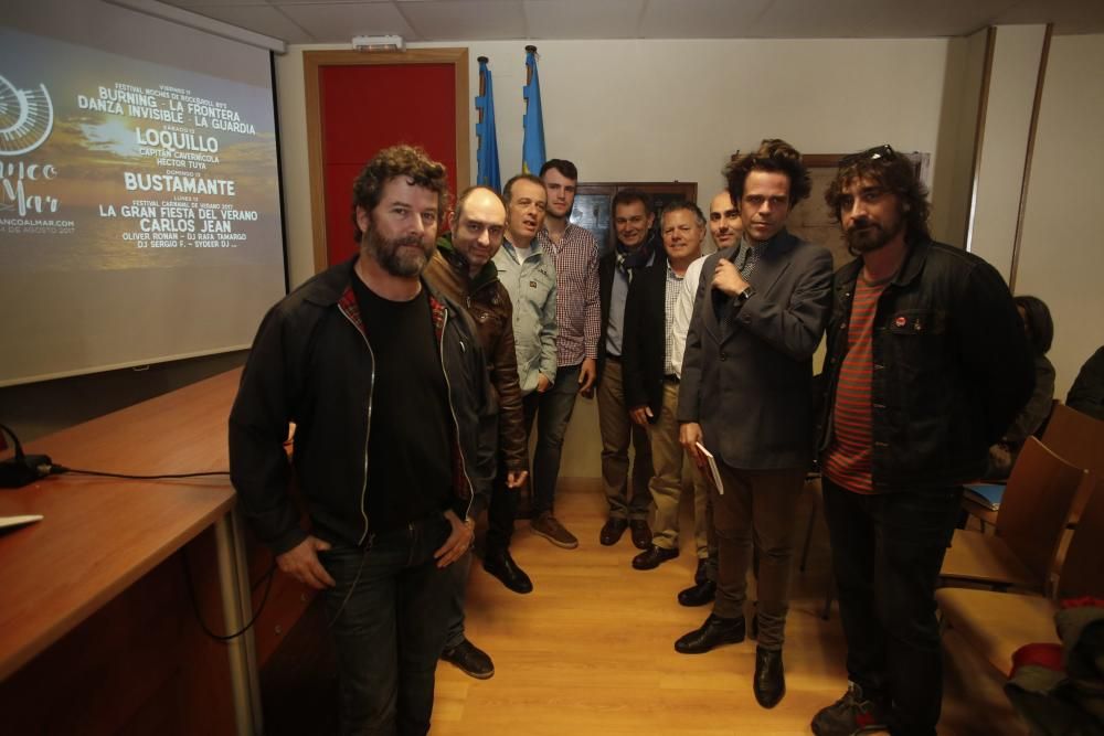 Presentación del festival de música en el Museo Marítimo de Luanco