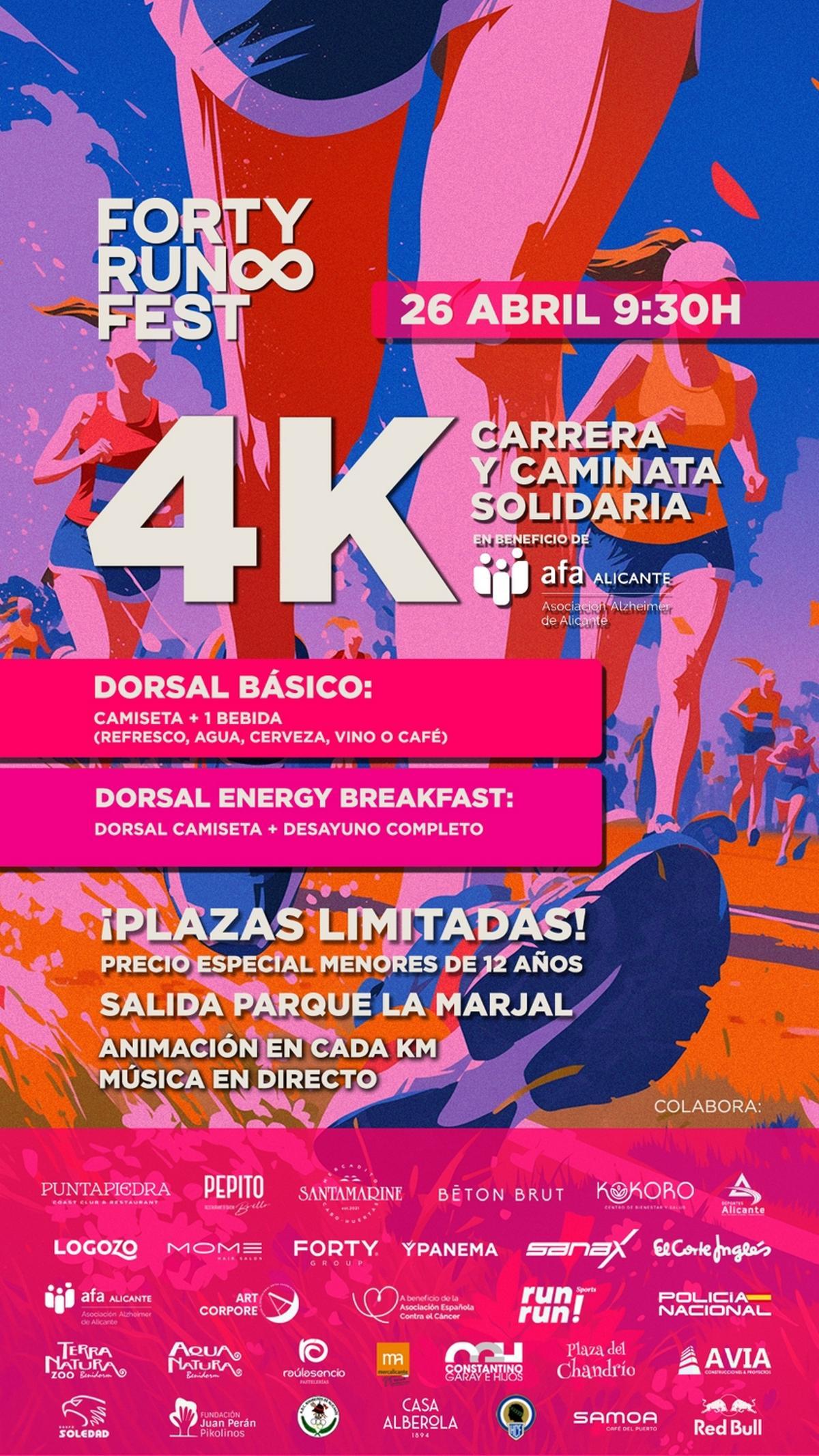 Cartel FORTY RUN FEST 26.