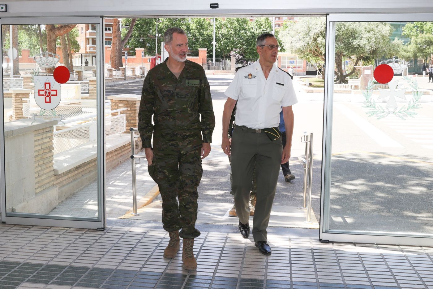 FOTOGALERÍA | Visita de Felipe VI a las maniobras militares de la OTAN en San Gregorio