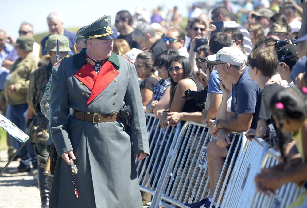 Recreación de la batalla de Iwo Jima