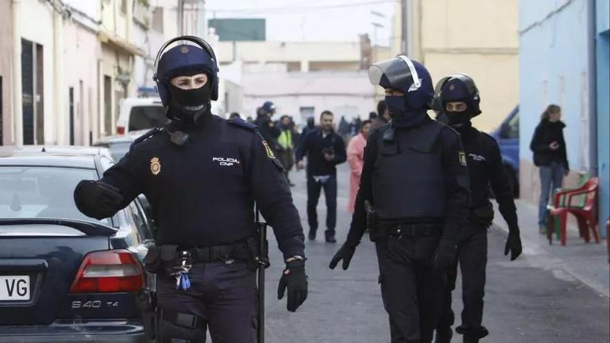 Imagen de archivo de una actuación policial en el Perpetuo Socorro.