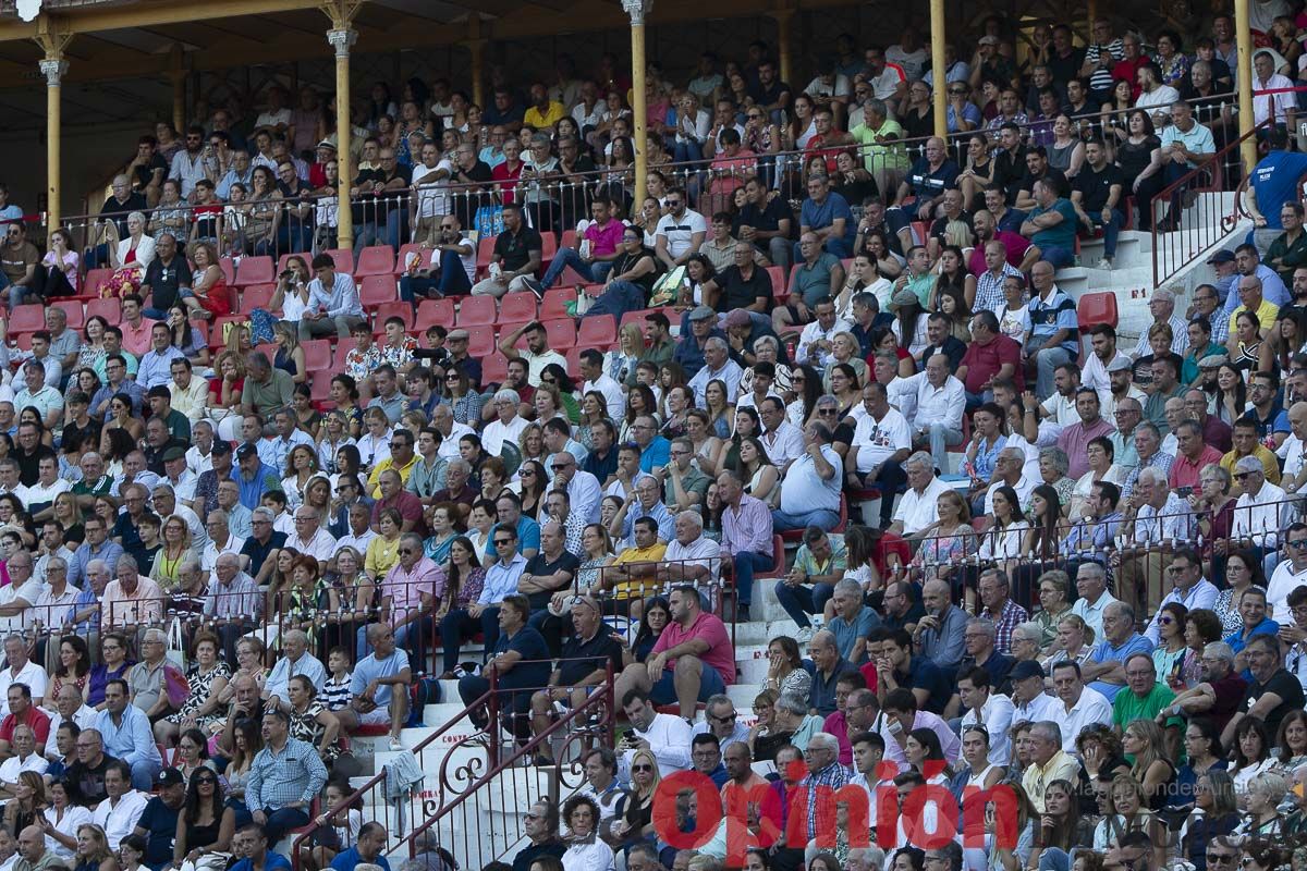 Corrida de rejones en la Feria de Murcia (Andy Cartagena y Diego Ventura)