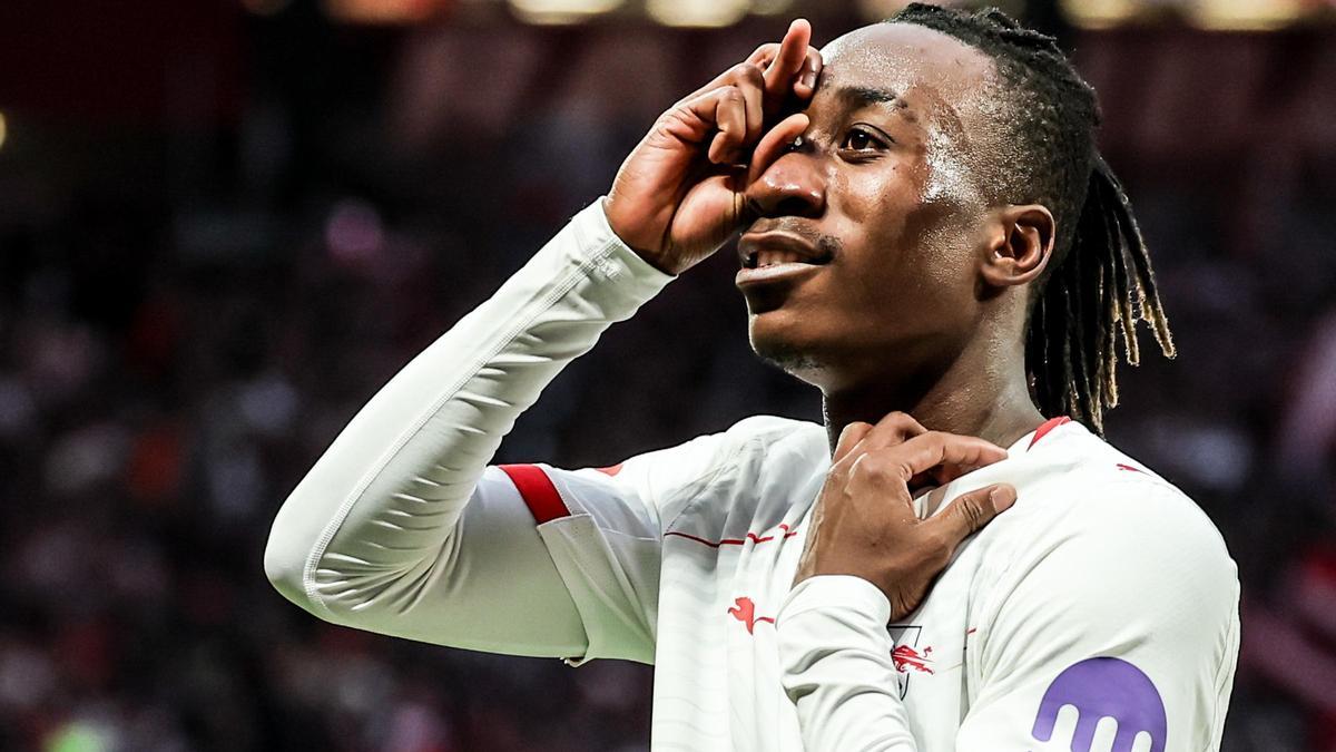 Yan Diomande, futbolista del RB Leipzig