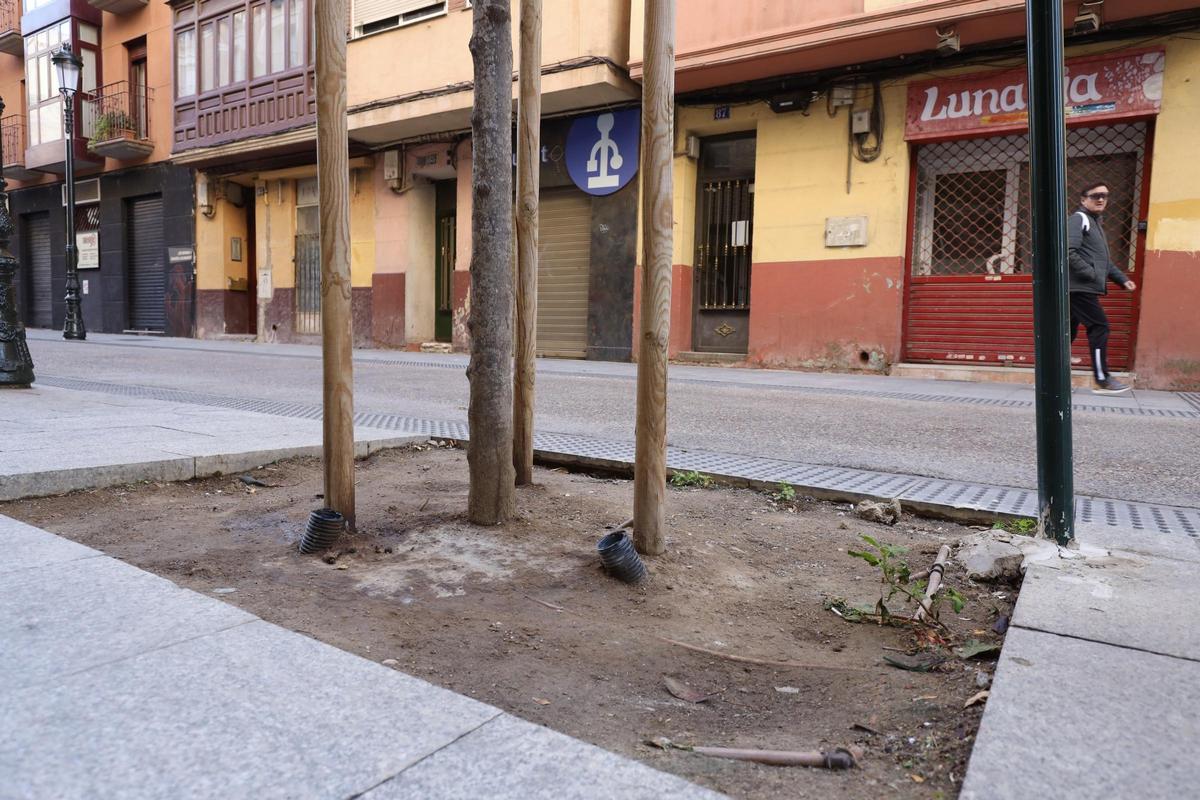 Este es el estado actual de la calle Predicadores de Zaragoza