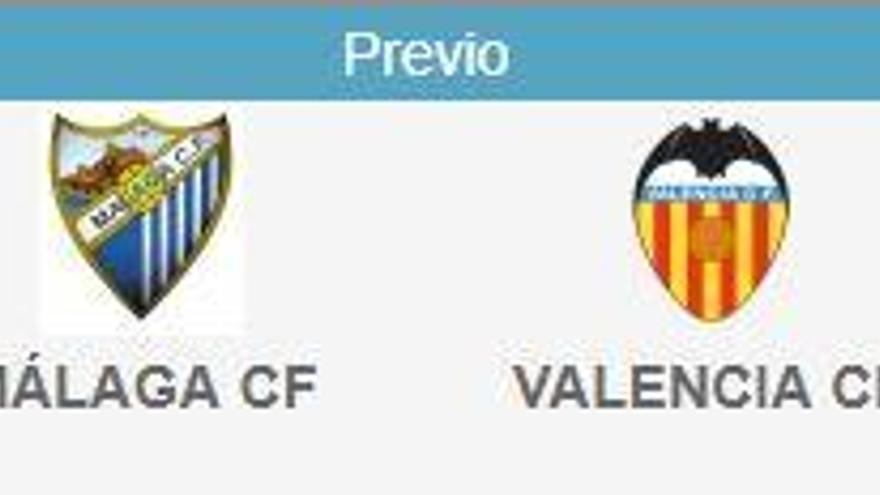 Horario y dónde ver el Málaga - Valencia