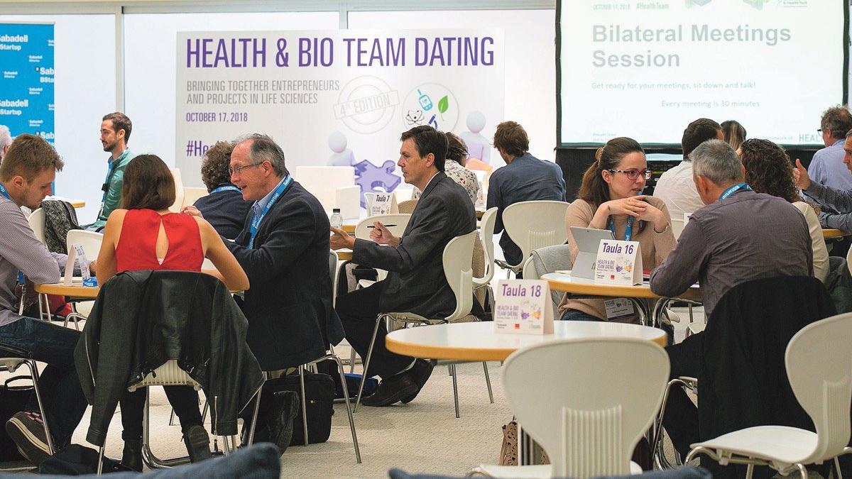 Citas rápidas en el Health &amp; Bio Team Dating celebrado la semana pasada