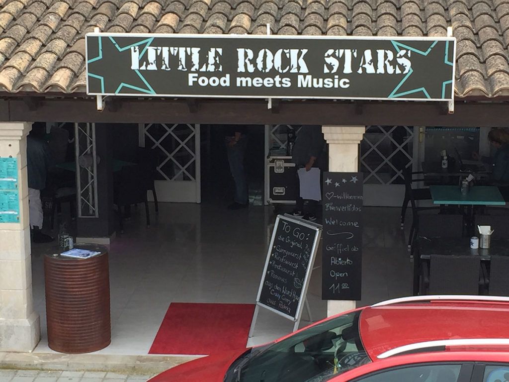 Das Little Rock Stars in Cala Millor.