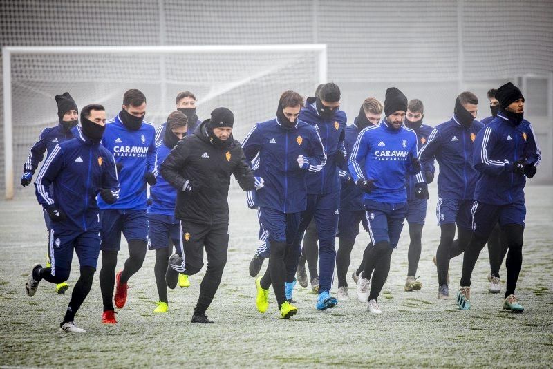 Entrenamiento del 13 de enero del Real Zaragoza