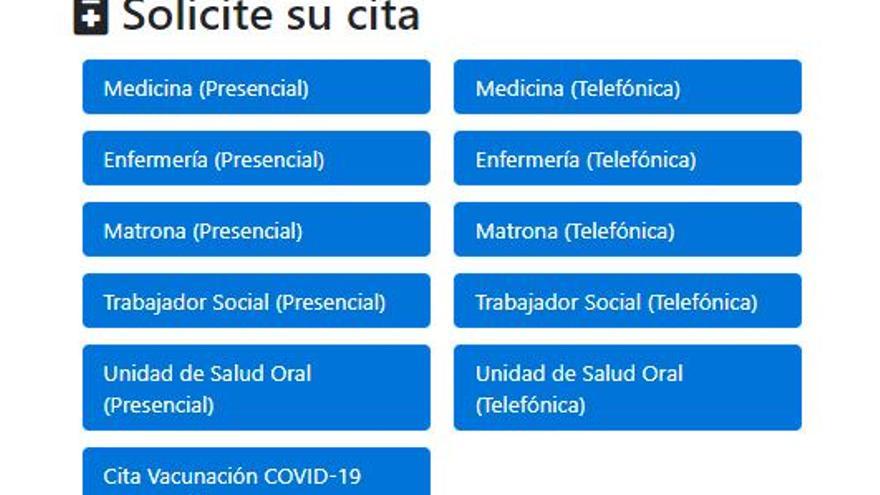 La web &#039;Mi Cita Previa&#039; del Servicio Canario de la Salud ya ofrece información de la cita para la vacuna contra el covid-19.
