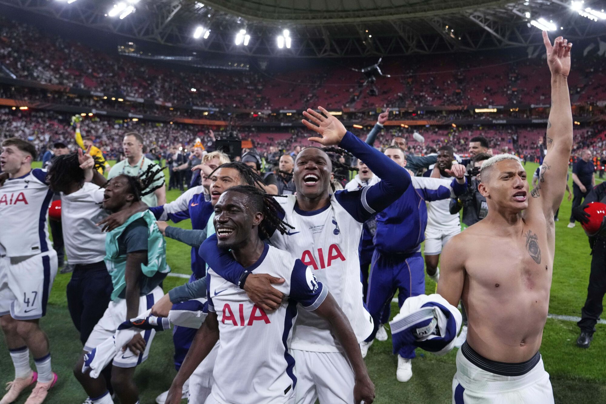 Final de la Europa League: Tottenham Hotspur - Manchester United.