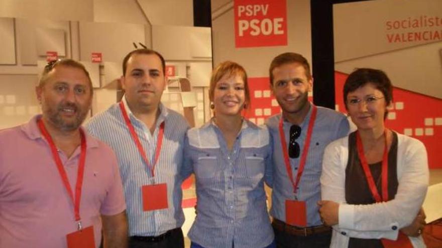 Socialistas de Novelda en Valencia