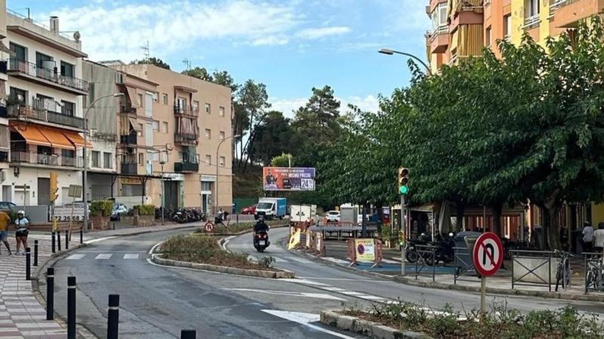 L'avinguda de Vidreres que Lloret de Mar espera millorar.