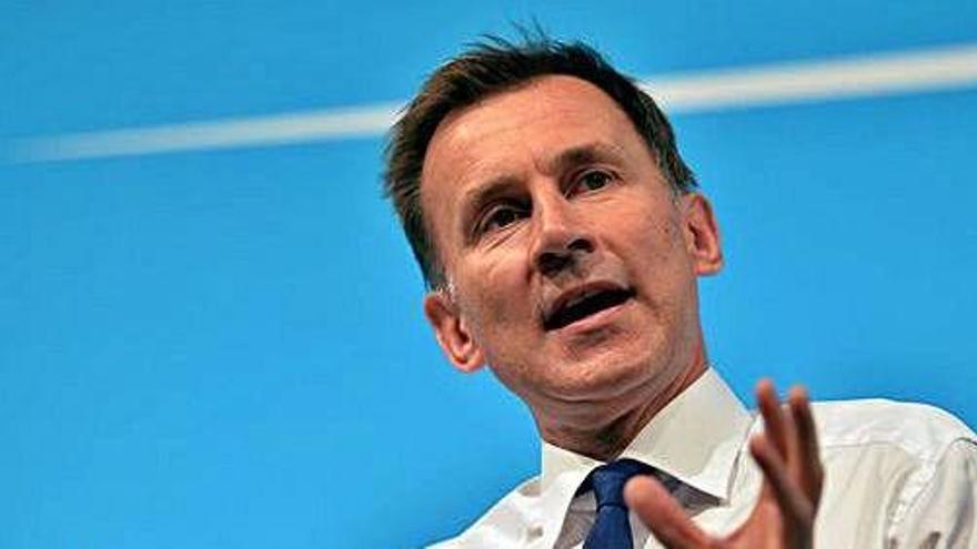 El ministre d&#039;Exteriors britànic, Jeremy Hunt, en una foto d&#039;arxiu