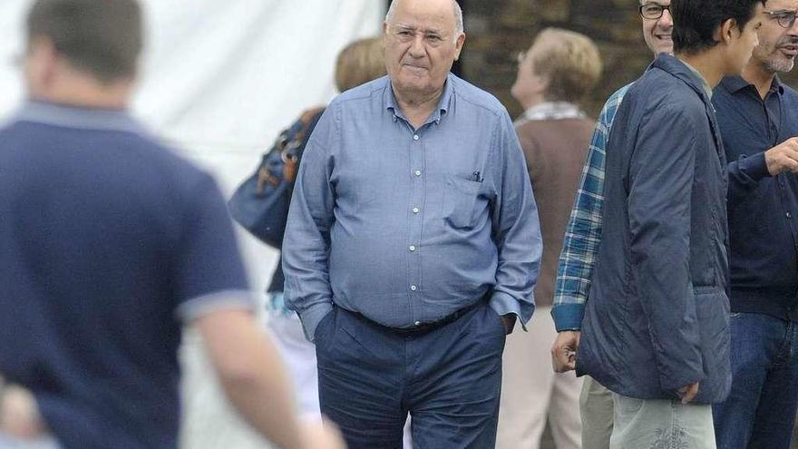 Amancio Ortega, en Casas Novas.