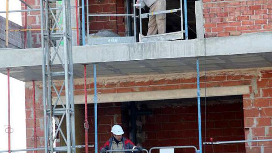 Un edificio en obras en una imagen de archivo.