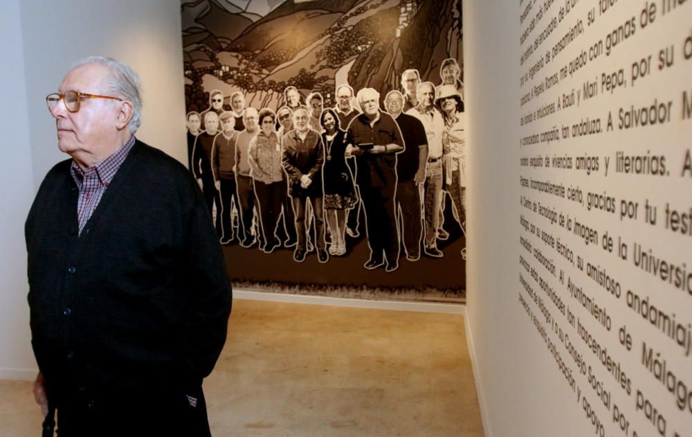 El artista expone en el Mupam 'Paisajes andaluces', muestra de 32 grandes lienzos en los que refleja la belleza de la naturaleza andaluza