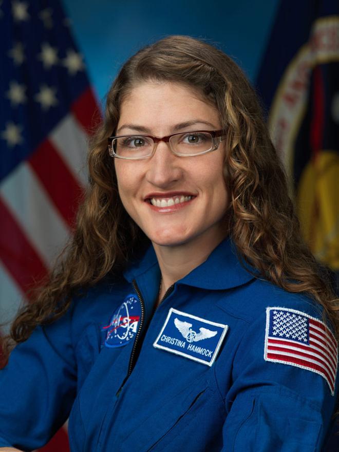La astronauta Christina Koch