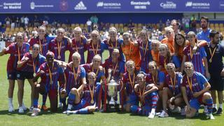 El Barça golea al Sporting de Huelva y conquista la Copa de la Reina