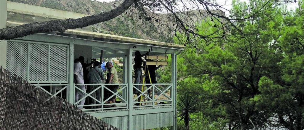 Am Mittwoch (21.9.) wurde im Ferienhaus des spanischen Regisseur Fernando Trueba gedreht.