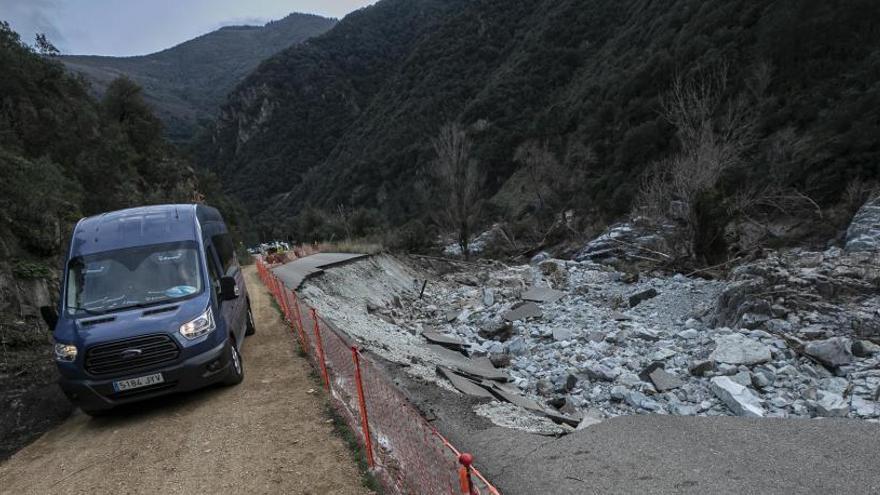 El Govern destina 1,2 milions d&#039;euros a reparar les carreteres gironines danyades pel Gloria