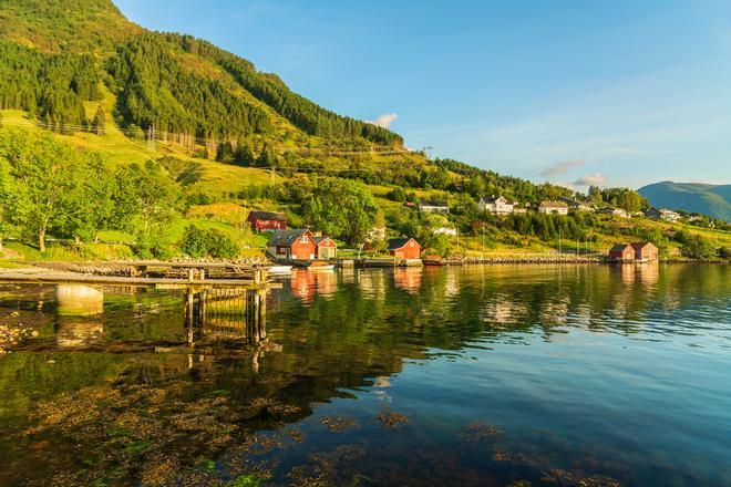 Rosendal fiordos noruegos