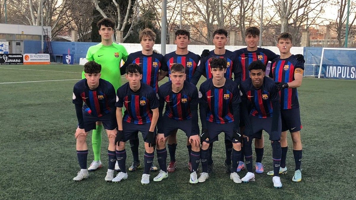 El Barcelona juvenil más líder de la liga