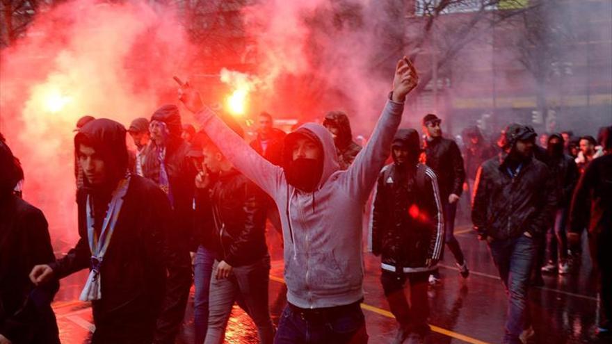 Ultras franceses apuñalan a cinco guardas en San Mamés