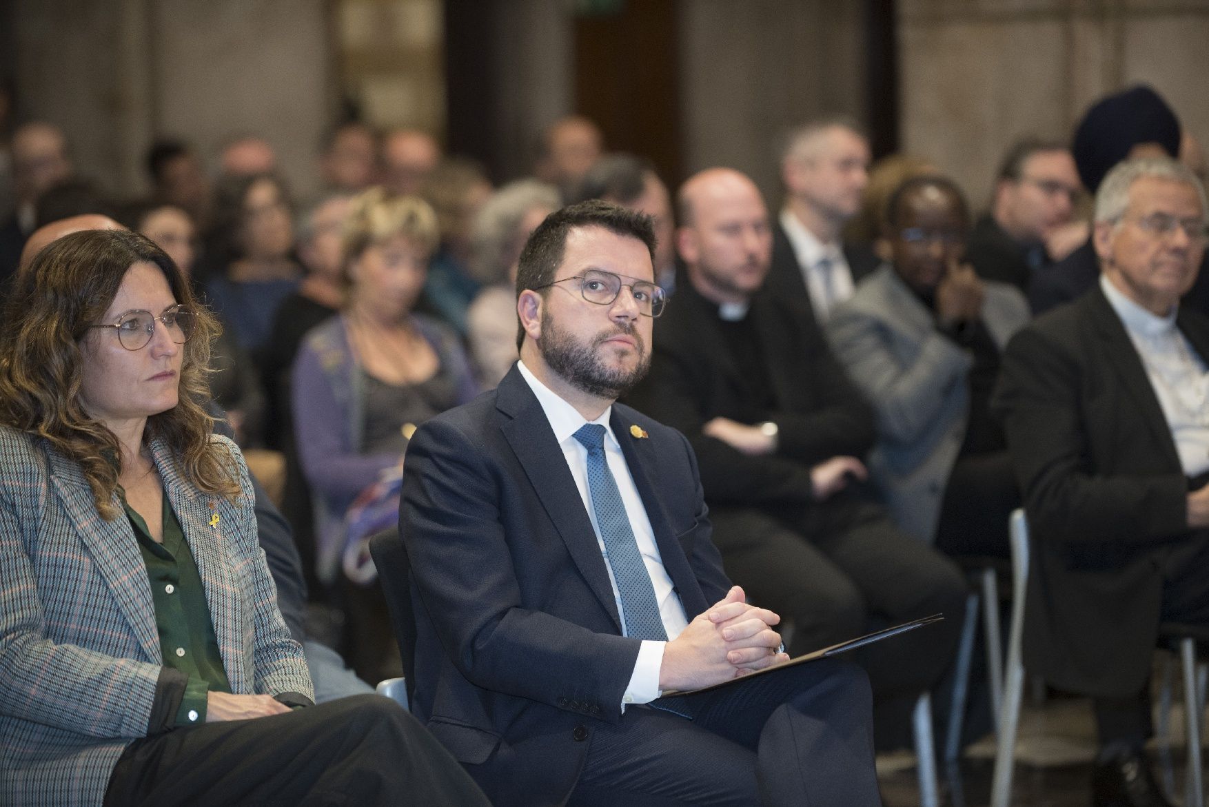 Un centenar de persones commemoren a la Generalitat els 500 anys de l'estada de Sant Ignasi a Catalunya