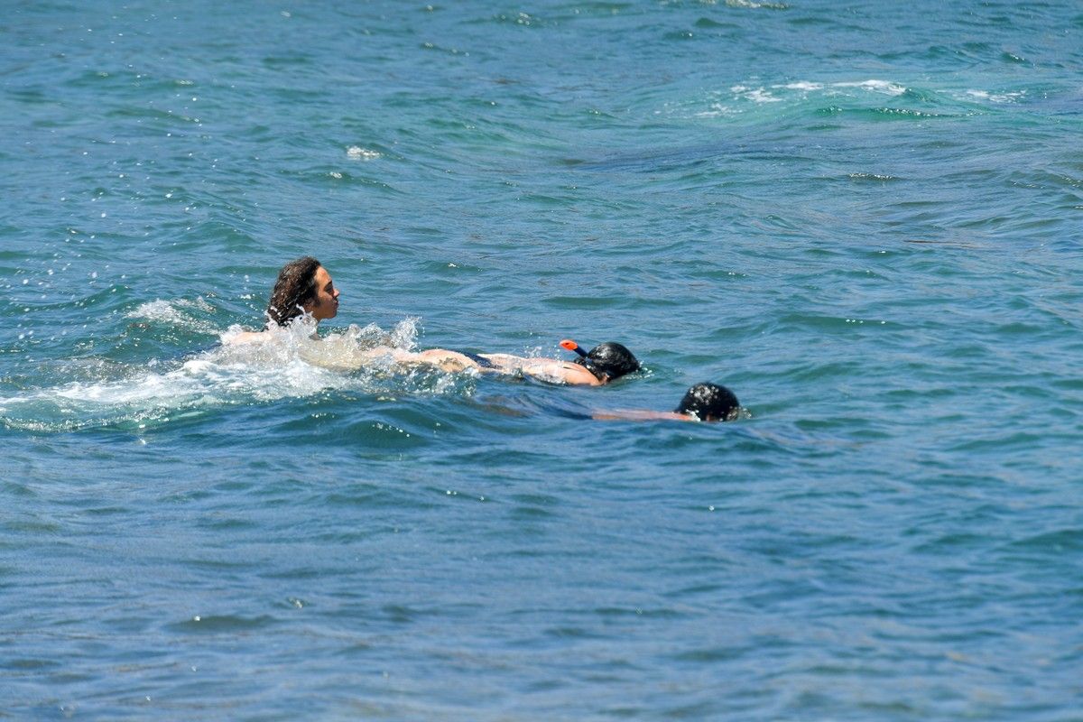 Playa de Aguadulce, en Tufia