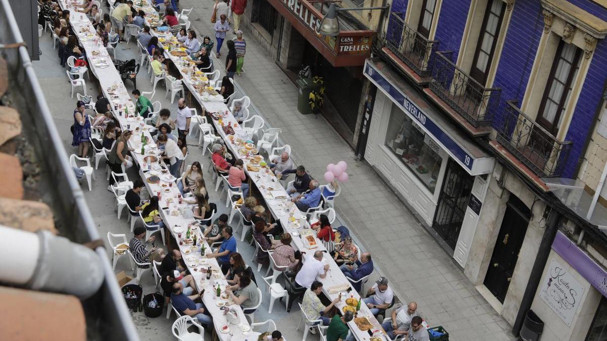 La comida en la calle del año pasado.