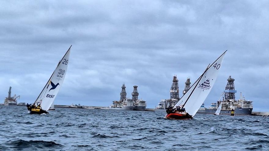 Regata de vela latina del Concurso Belén María