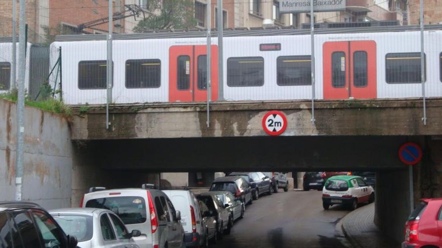 L&#039;enderroc de l&#039;estació Manresa Baixador eliminarà el tap que genera actualment