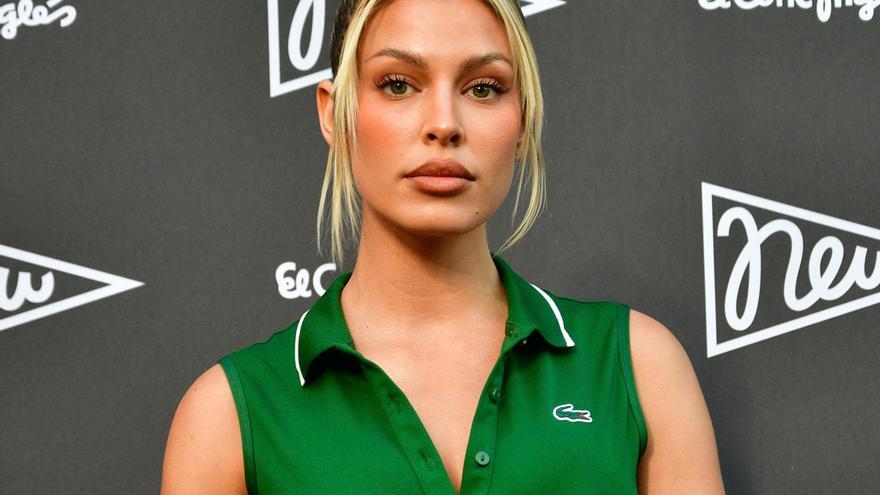 Jessica Goicoechea durante la presentación de la nueva campaña del Corte Inglés, New, a 20 de mayo de 2025, en Madrid (España).