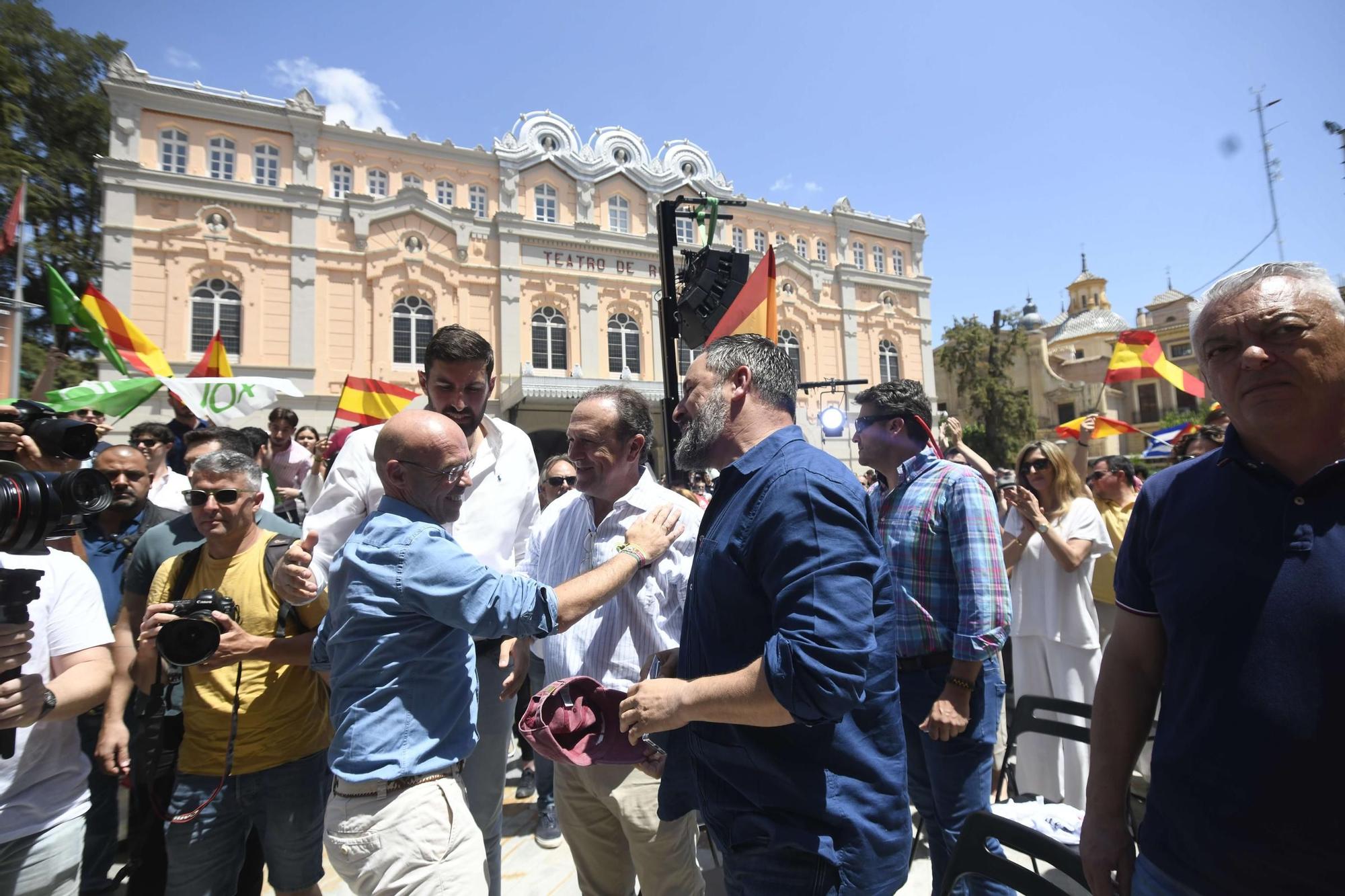 Acto de Santiago Abascal y Jorge Buxadé en Murcia