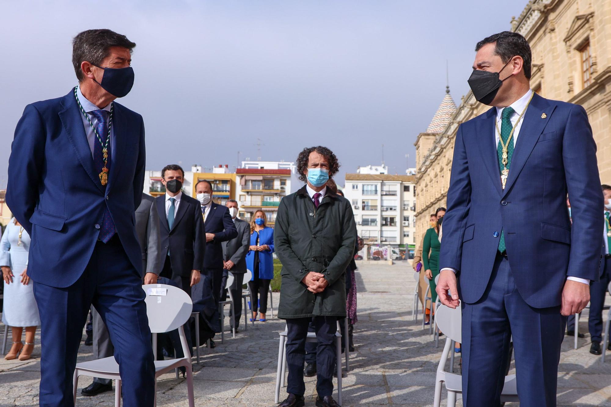 Las imágenes del acto institucional en el Parlamento andaluz con motivo del 28-F