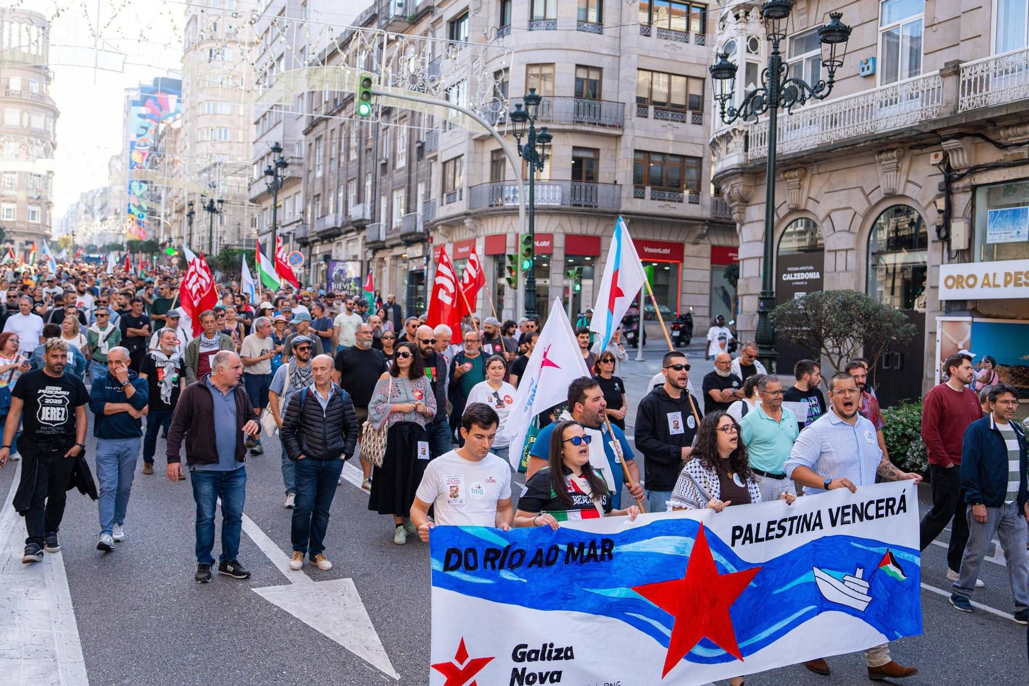 Vigo continúa en pie contra el genocidio de Israel sobre Palestina