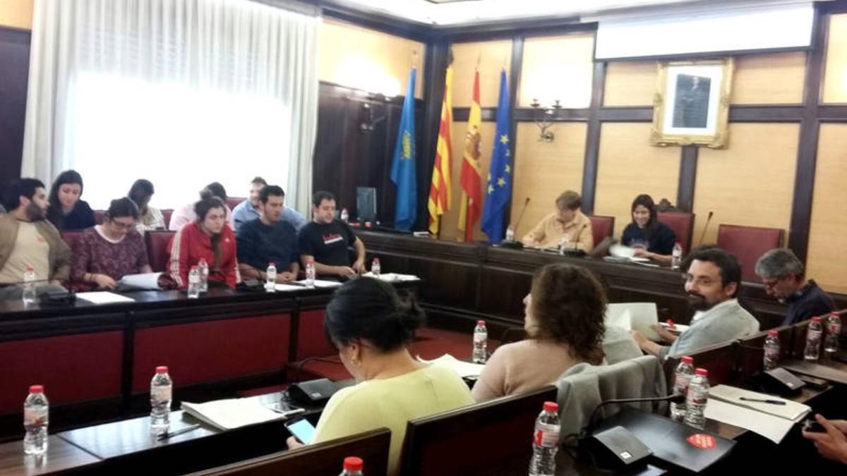 Sesión del Ayuntamiento de Santa Coloma de Gramenet.