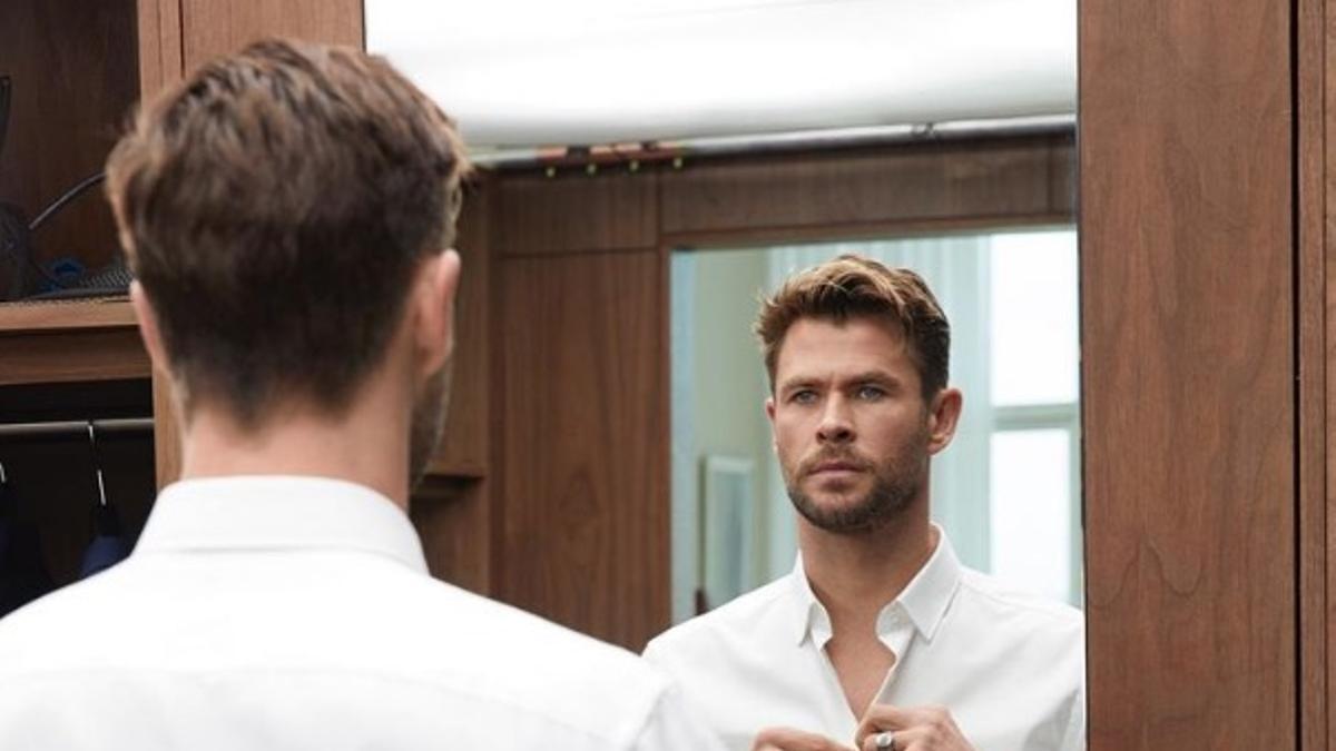 Chris Hemsworth, embajador de Boss Bottled, en una de sus fotos de Instagram