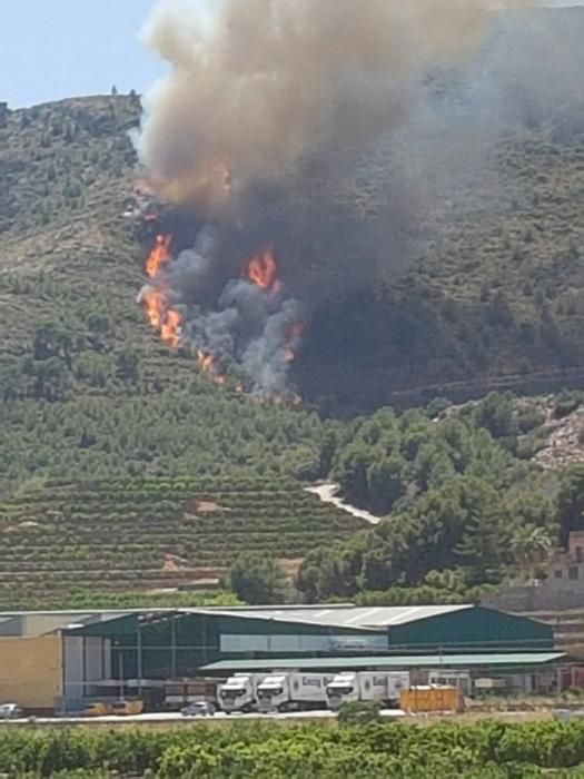 Incendio en Les Valls