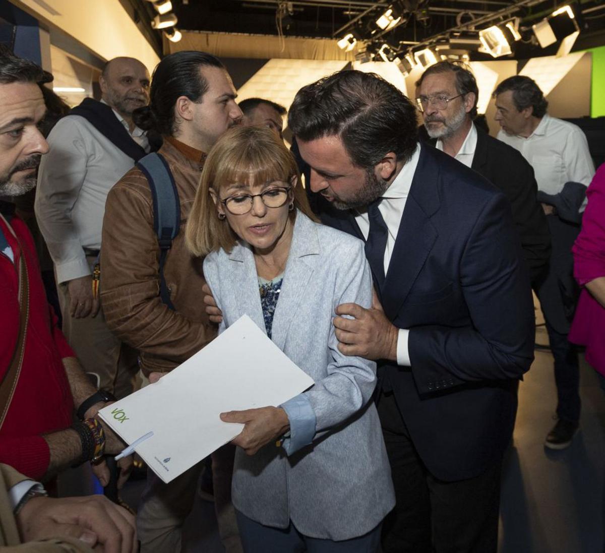 Rodil y Ruz, en la previa del debate de INFORMACIÓN. | ALEX DOMÍNGUEZ