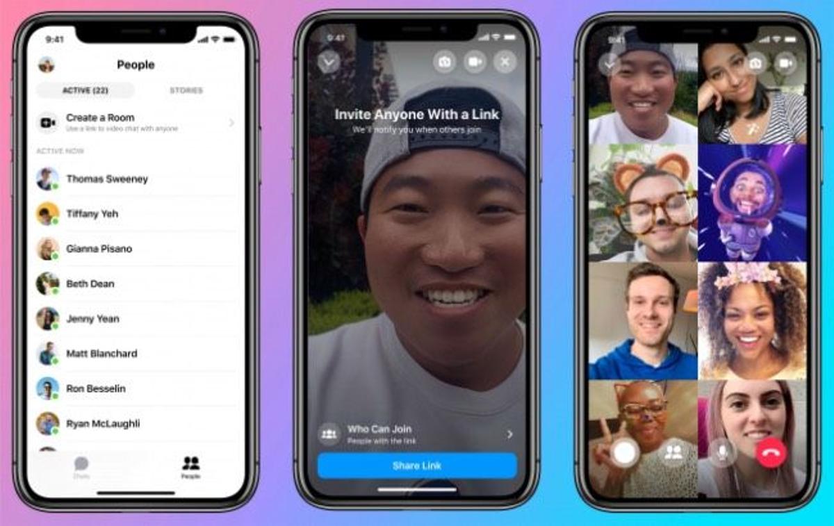 'Rooms' de Facebook disponible en Messenger