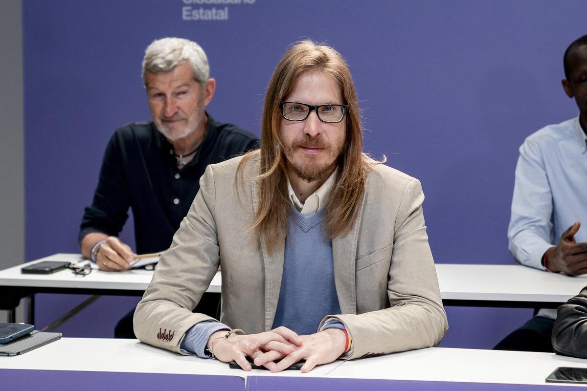 El secretario de Organización y portavoz de Podemos, Pablo Fernández, en una imagen de archivo.