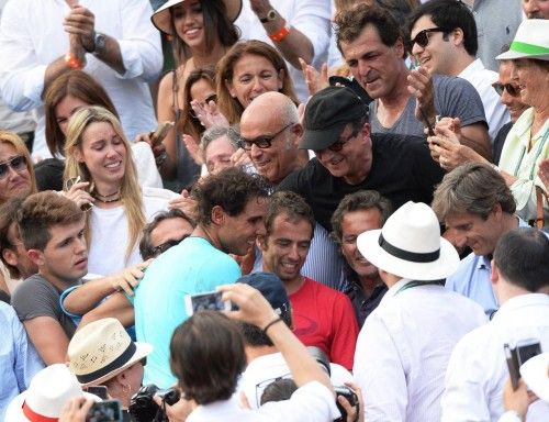 nd Garros para celebrar con su circulo personal y profesional su noveno título de Roland Garros.